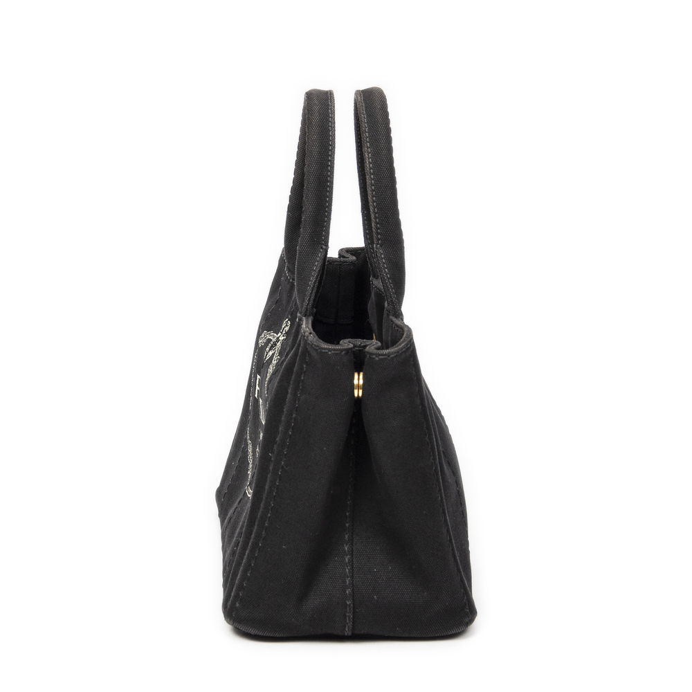 Prada Small Canapa Tote - Picture 3 of 10